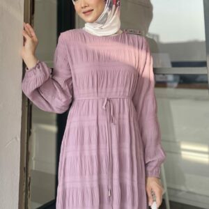 Astana Dress in Mauve - Image 2