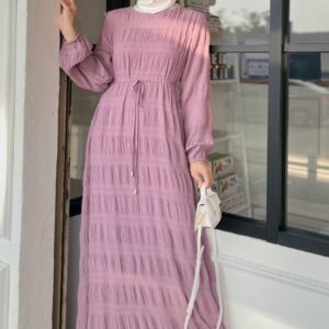 Astana Dress in Mauve