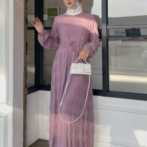 Astana Dress in Mauve - Image 3
