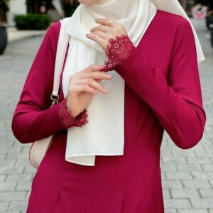 Florence Dress in Mulberry - Image 3