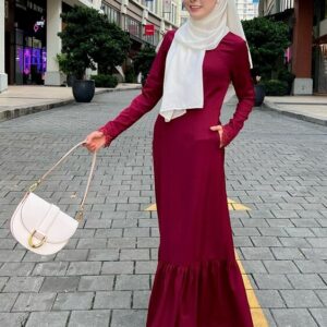 Florence Dress in Mulberry - Image 2